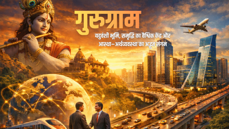 गुरुग्राम : यदुवंशी भूमि, समृद्धि का वैश्विक केंद्र और आस्था–अर्थव्यवस्था का अद्भुत संगम