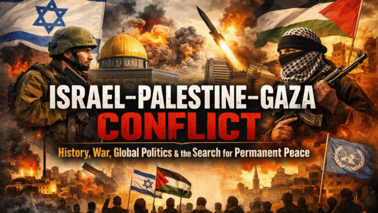 Israel–Palestine–Gaza Conflict: History, War, Global Politics, and the Search for Permanent Peace