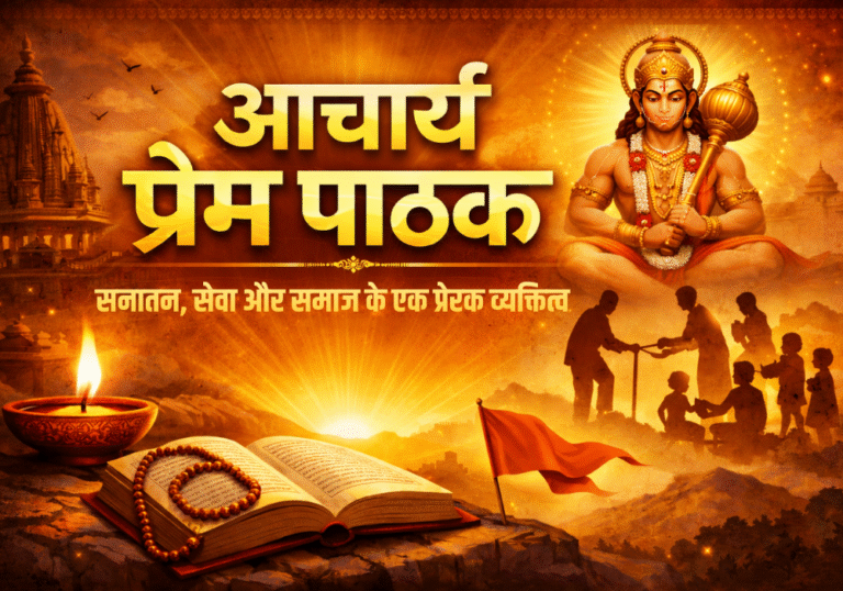 आचार्य प्रेम पाठक- सनातन, सेवा और समाज के एक प्रेरक व्यक्तित्व